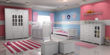 Amoblando la habitación bebé con la cuna, comoda y sillón