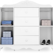 Comoda Realeza 4 Cajones con 2 Puertas